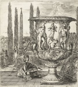 De jonge Cosimo III de Medici tekent de Medici-vaas, 1656
